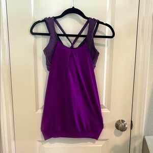 Lululemon Purple Yoga Tank Top